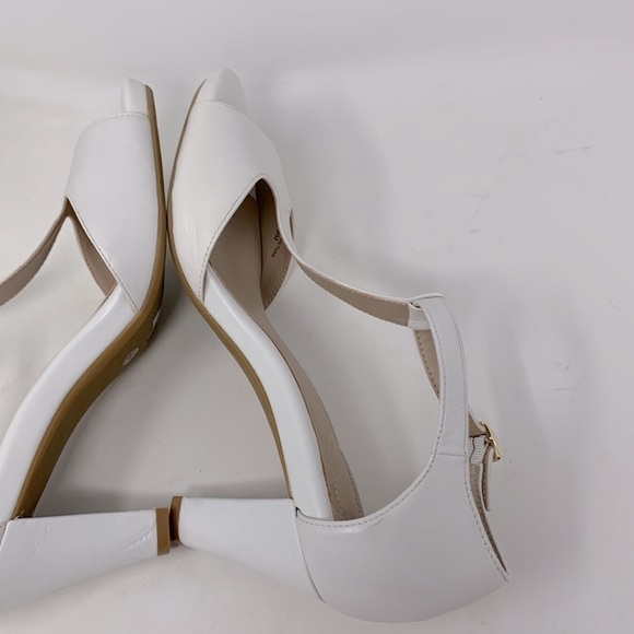 Giani Bernini Claraa Memory Foam Dress Sandals, Heel , white - Picture 7 of 11